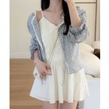 レースネック チェック柄 Wジップ ライトアウター | VIVID LADY | 詳細画像7 