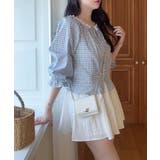 レースネック チェック柄 Wジップ ライトアウター | VIVID LADY | 詳細画像9 