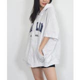 ロゴ入り半袖ジップアップパーカー レディース ブロークコア可愛い | VIVID LADY | 詳細画像28 