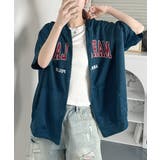 ロゴ入り半袖ジップアップパーカー レディース ブロークコア可愛い | VIVID LADY | 詳細画像34 