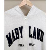 ロゴ入り半袖ジップアップパーカー レディース ブロークコア可愛い | VIVID LADY | 詳細画像4 