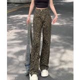 ヒョウ柄 ストレートデニムパンツ | VIVID LADY | 詳細画像2