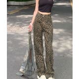 ヒョウ柄 ストレートデニムパンツ | VIVID LADY | 詳細画像5