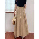 キャメル | ワイドパンツ レディース ガウチョパンツ | VIVID LADY