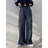 チャコール | カーゴワイドパンツ レディース Y2K | VIVID LADY