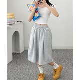 ワイド バミューダ スウェットパンツ 韓国風 | VIVID LADY | 詳細画像1