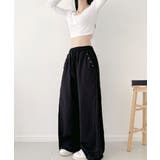 サイドウエストタック ワイド スウェットパンツ | VIVID LADY | 詳細画像13 