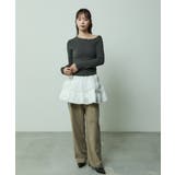 2色紐 コーデュロイ リラックスワイドパンツ | VIVID LADY | 詳細画像5 