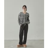 ベロアコーデュロイ イージーワイドパンツ | VIVID LADY | 詳細画像7 