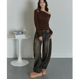 カーブワイドデニムパンツ | VIVID LADY | 詳細画像30