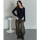 カーブワイドデニムパンツ | VIVID LADY | 詳細画像46