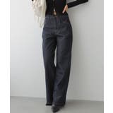 ノンウォッシュ ワイドデニムパンツ | VIVID LADY | 詳細画像13 