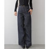 ノンウォッシュ ワイドデニムパンツ | VIVID LADY | 詳細画像3 