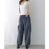 カモフラ柄 イージーカーゴパンツ | VIVID LADY | 詳細画像4 