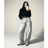 ヒョウ柄 ワイドカーブデニムパンツ | VIVID LADY | 詳細画像2 