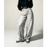 ヒョウ柄 ワイドカーブデニムパンツ | VIVID LADY | 詳細画像4 