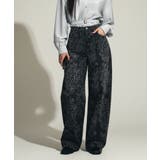 ヒョウ柄 ワイドカーブデニムパンツ | VIVID LADY | 詳細画像13 