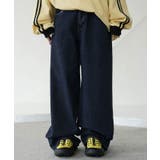 後ろポイントワイドデニムパンツ レディース ジーンズ | VIVID LADY | 詳細画像13