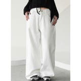 後ろポイントワイドデニムパンツ レディース ジーンズ | VIVID LADY | 詳細画像2