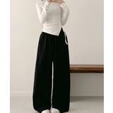 ナンバープリントワイドスウェットパンツ | VIVID LADY | 詳細画像18 