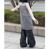 ワイドシルエット カーブデニムカーゴパンツ | VIVID LADY | 詳細画像15 