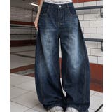 カーブライン ヒップ刺繍 デニムパンツ | VIVID LADY | 詳細画像3 