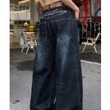 カーブライン ヒップ刺繍 デニムパンツ | VIVID LADY | 詳細画像9 