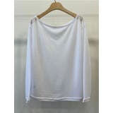 リネン風ルーズフィットTシャツセット レディース オフショルダー長袖 | VIVID LADY | 詳細画像6 
