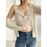 ねじりキャミソール+カーディガンセット 全4色 レディース | VIVID LADY | 詳細画像9 