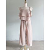 フリルブラウス+ロングパンツ セット 韓国ファッション | VIVID LADY | 詳細画像2