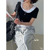 クロップド半袖Tシャツ×タンクトップ レイヤード2点セット | VIVID LADY | 詳細画像2 