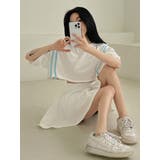 2点セット半袖トップス+ミニスカート Y2K セットアップ | VIVID LADY | 詳細画像9
