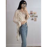シアーオーバーサイズシャツ+シャーリングキャミソール セットアイテム 全5色 | VIVID LADY | 詳細画像31