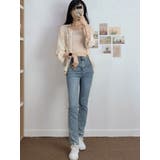 シアーオーバーサイズシャツ+シャーリングキャミソール セットアイテム 全5色 | VIVID LADY | 詳細画像32