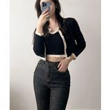 バイカラーニットカーディガンアンサンブル | VIVID LADY | 詳細画像6