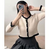 バイカラーニットカーディガンアンサンブル | VIVID LADY | 詳細画像8