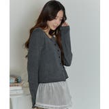 【2点セット】ニットカーディガンxチューブトップ アンサンブル | VIVID LADY | 詳細画像20 