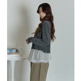 【2点セット】ニットカーディガンxチューブトップ アンサンブル | VIVID LADY | 詳細画像27 