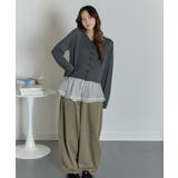 【2点セット】ニットカーディガンxチューブトップ アンサンブル | VIVID LADY | 詳細画像32 