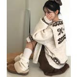 リボン柄ショール付きアンサンブルニット | VIVID LADY | 詳細画像7 