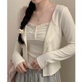 ヘンリーレースキャミ×ショートカーデ アンサンブル | VIVID LADY | 詳細画像1 