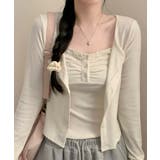 ヘンリーレースキャミ×ショートカーデ アンサンブル | VIVID LADY | 詳細画像5 