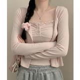 ヘンリーレースキャミ×ショートカーデ アンサンブル | VIVID LADY | 詳細画像9 