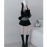 レイヤードニットアンサンブル ショートトップス＋カラーニット | VIVID LADY | 詳細画像7 