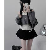 レイヤードニットアンサンブル ショートトップス＋カラーニット | VIVID LADY | 詳細画像8 