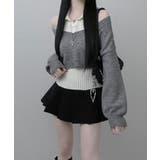 レイヤードニットアンサンブル ショートトップス＋カラーニット | VIVID LADY | 詳細画像11 