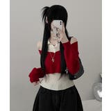 レイヤードニットアンサンブル ショートトップス＋カラーニット | VIVID LADY | 詳細画像15 