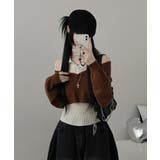 レイヤードニットアンサンブル ショートトップス＋カラーニット | VIVID LADY | 詳細画像22 