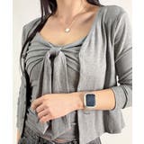 リボンカップキャミ×ショートカーデアンサンブル | VIVID LADY | 詳細画像5 