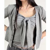 リボンカップキャミ×ショートカーデアンサンブル | VIVID LADY | 詳細画像6 